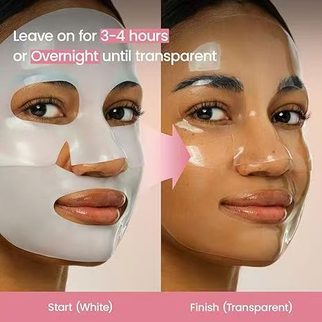 BIODANCE Bio-Collagen Real Deep Mask, Hydrating Overnight Hydrogel Face Mask, Pore Minimizing, Elasticity, Plumping, Travel Essentials & Self Care Gifts for Women, Korean Skin Care | 1.19oz(34g) x 4ea
