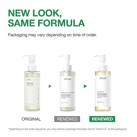 Anua Heartleaf Pore Control Cleansing Oil, Pore Cleanser, Sebum Care, Gentle Melting Oil Cleanser for Face, Safe For All Skin Type, Daily Hydrating Makeup Remover, Korean Skin Care