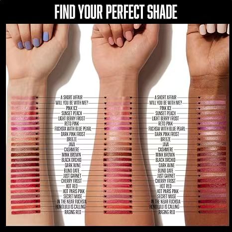 wet n wild Silk Finish Lipstick, Hydrating Rich Buildable Lip Color, Formulated with Vitamins A,E, & Macadamia for Ultimate Hydration, Cruelty-Free & Vegan - Dark Pink Frost